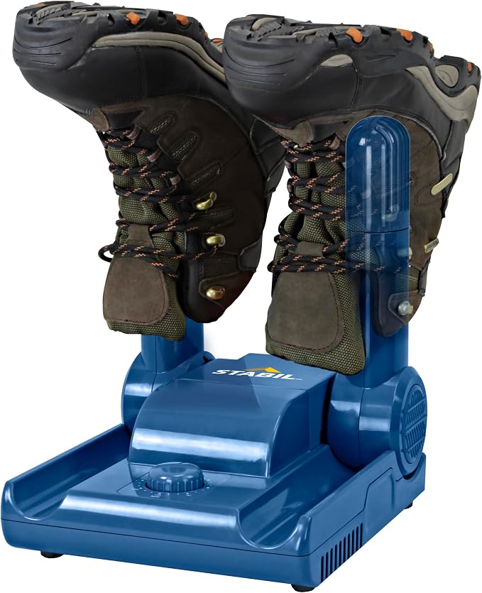 Stabil Dryer for Boots, Shoes, & Gloves with Articulating Ports, Blue