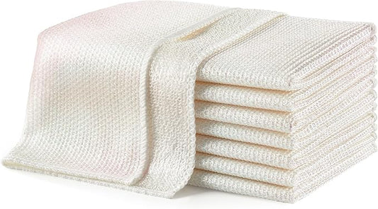 JOYMOOP 8 Pack Non Scratch Wire Dishcloths for Kitchen, 2 Sided Dish Towels, Reusable Cleaning Rags, Dish Cloths for Washing Dishes and Dish Rags for Washing Dishes, Quick Dry, 10" x 10"