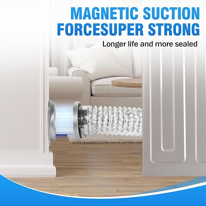 Magnetic Dryer Vent Connector Kit DV180, 4 Inch, 3.3 Ft