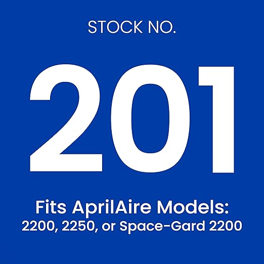 AprilAire 201 Replacement Furnace Filter for AprilAire 2200, 2250 or Space-Gard 2200, 2250 Whole-House Air Purifiers - MERV 10, 20x25x6 Air Filter (Pack of 10)