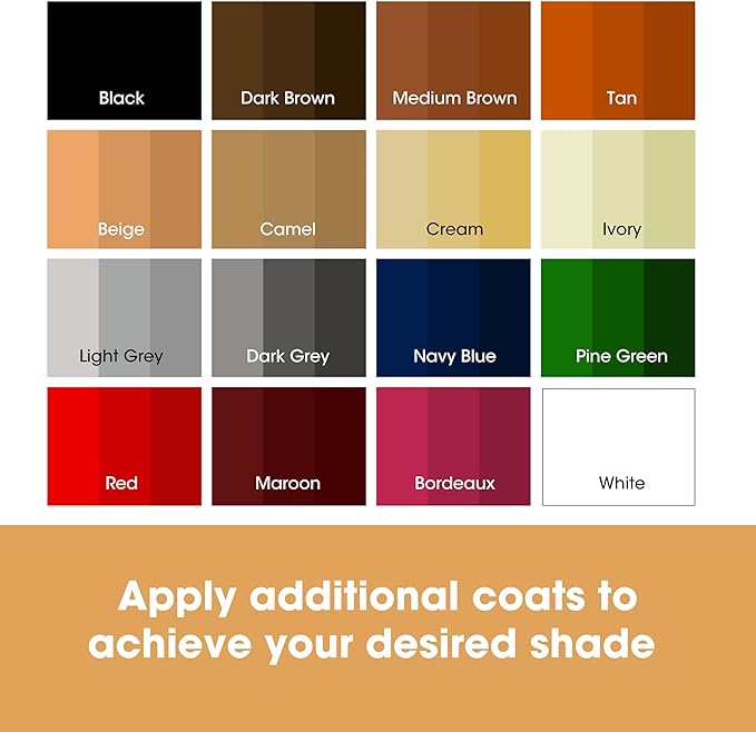 The Original Leather Recoloring Balm by Furniture Clinic - Cream Leather Dye for Furniture, Couches & Car Seats - Restore Scratched, Faded, & Damaged Surfaces