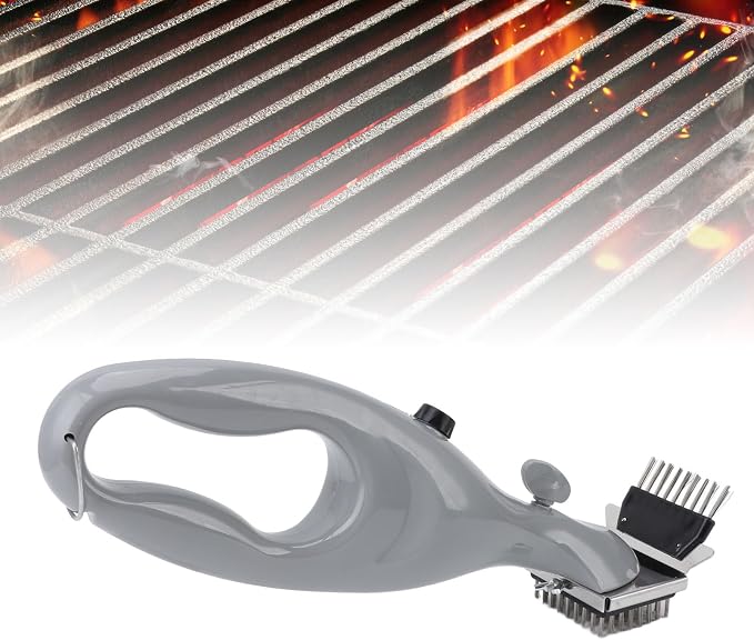 Grill Steam Brush, Portable Grill Cleaner for Outdoor Grates, BBQ Steam Grill Brush for Steel Cast Iron Ceramic Grills, Deep Cleansing