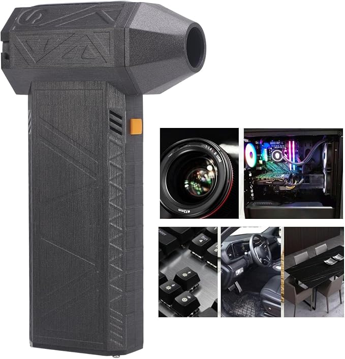 LICAEVEY Electric, 180000RPM Motor, 52m / S Wind Speed, Cordless Mini Blower, 3 Speeds, for Computer Keyboard Home Office Car