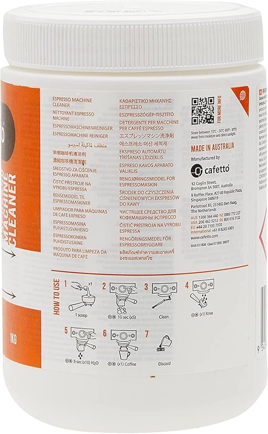 Cafetto Espresso Machine Cleaning Powder