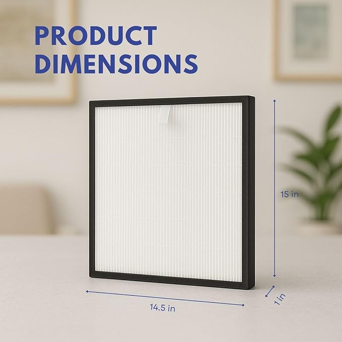 Nispira HEPA Filter Replacement for Rabbit MinusA2 Ultra Quiet Air Purifier SPA-780A, SPA-700A, AP-1004, 1 Pack