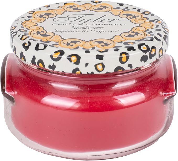 Tyler Candle 1 X Prestige Collection 22oz Two Wick Frosted Pomegranate Scent