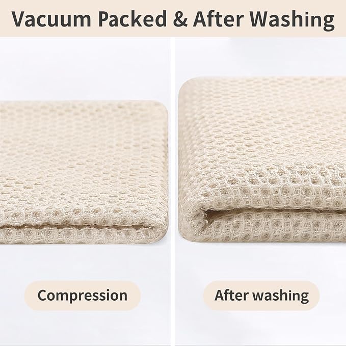 Homaxy 100% Cotton Kitchen Towels and Dishcloths Set, 12 x 12 Inches and 13 x 28 Inches, Set of 8 Bulk Kitchen Towels Set, Ultra Soft Absorbent Dish Cloths for Washing Dishes, Mixed Color