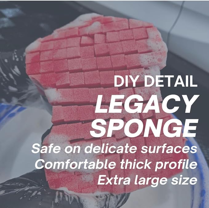 DIY Detail Legacy Sponge | Premium Ultra Soft Foam Car Wash Sponge