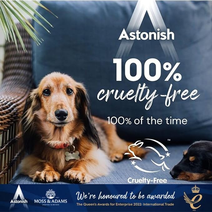 Astonish Daily Shower Shine White Lilies Cleaning Spray 3 Pack - No Scrub After Shower Spray Foam Prevents Watermarks & Buildup - Cruelty-Free Household Cleaning Products,750ml Spray Bottles