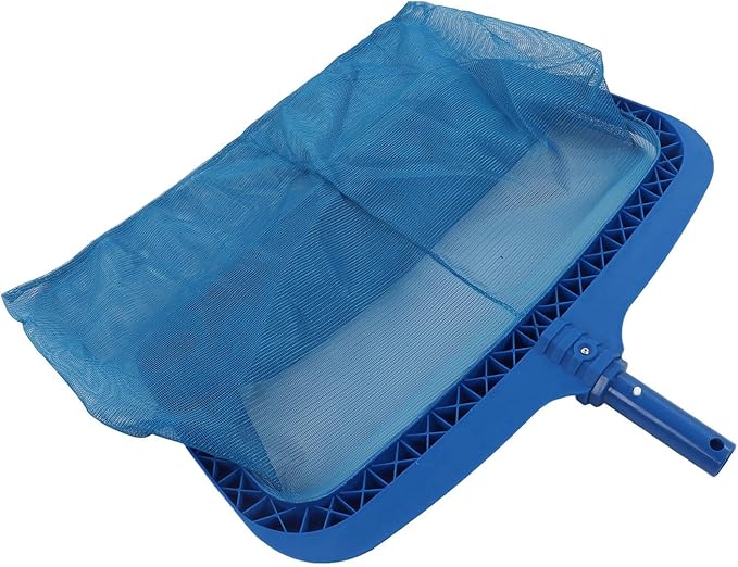 Dioche Pool Skimmer Net, Swimming Pool Leaf Skimmer Net Heavy Duty ABS Frame 0.3 X 40.6cm Pool Skimmer Basket with Fine Mesh Pool Net Skimmer for Pool and Lake Maintenance