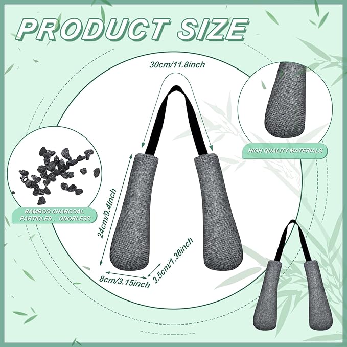 Timgle 2 Pcs Boxing Glove Deodorize Boxing Gear Odor Eliminator Bamboo Charcoal Deodorizer Boxing Glove Hockey Bowling Odor Eliminator Moisture Absorbing Sports Equipment for Bags Sports Gear