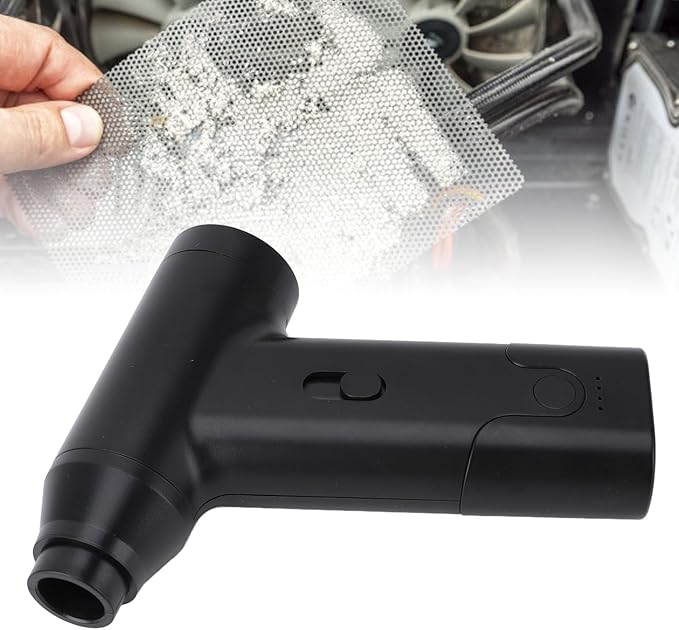 Luqeeg Electric Air Duster, Efficient 6 Connectors Compressed Cordless Hand Blower, Keyboard Cleaner | Cleaning Tools | Dust Cleaner for Cleaning Keyboards Cameras Air Beds Boats