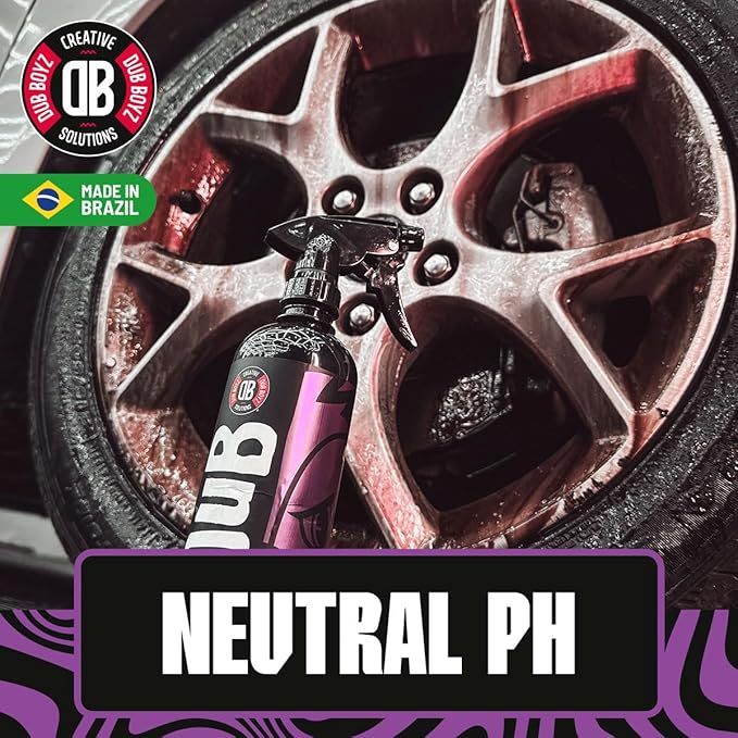 DUB BOYZ Complete Wheel & Tire Care Kit – Includes Iron Skunk Rim Decontaminant, D-RET Heavy-Duty Rubber Cleaner, and Good Shine Tire Dressing – Deep Clean and Shine for Wheels and Tires