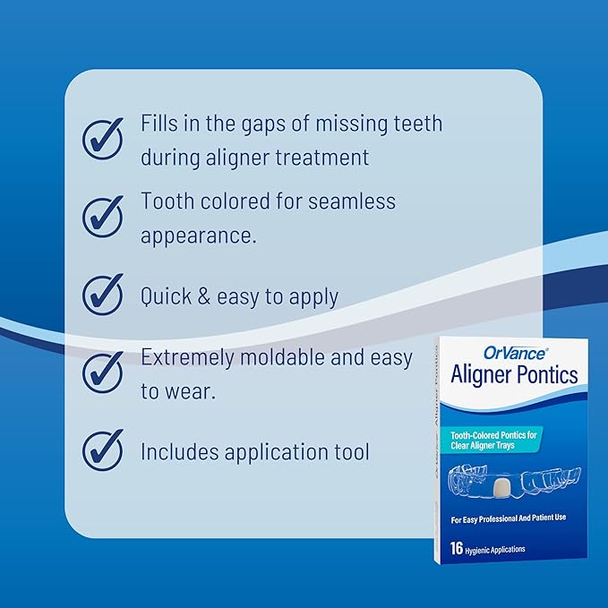 OrVance Retainer Cleaner Tablets (28 Count) & OrVance Pontics (16 Count)