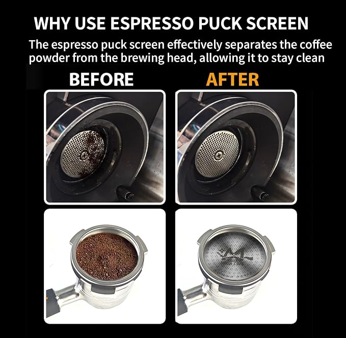 Espresso Puck Screen and Portafilter Funnel,Portafilter Holder,WDT,Magnet for Ninja Luxe Cafe Accessories,Plastic Replacement Dosing Funnel for ES501 ES601 (Pro)