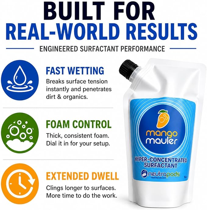 Mango Mauler Hyper-Concentrated Exterior Cleaning Surfactant