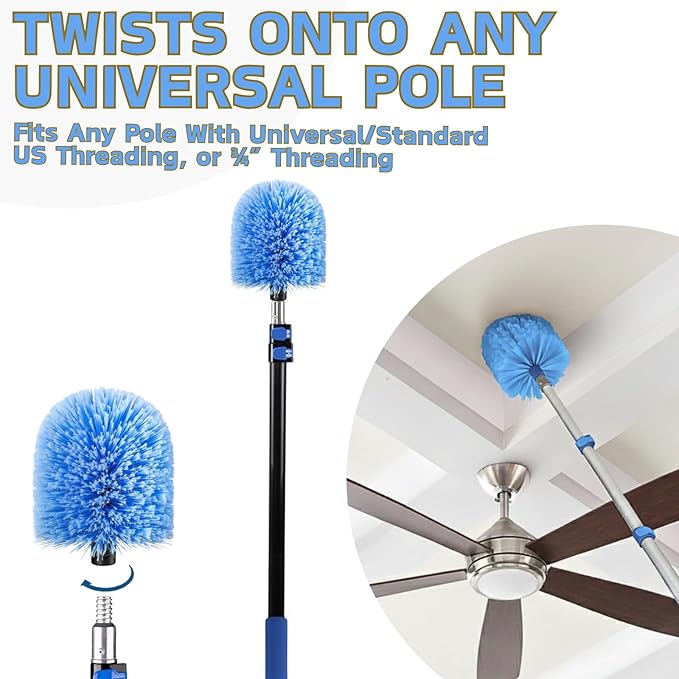 Webster Cobweb Duster Head (2, Blue)