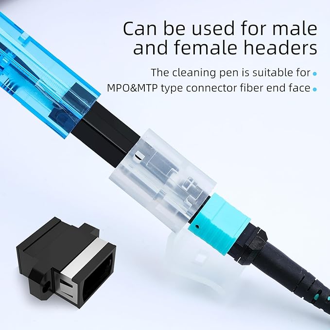 FTTH Optical Fiber Connector Cleaner MPO MTP Cable Cleaning Pen of Usages 600 Times
