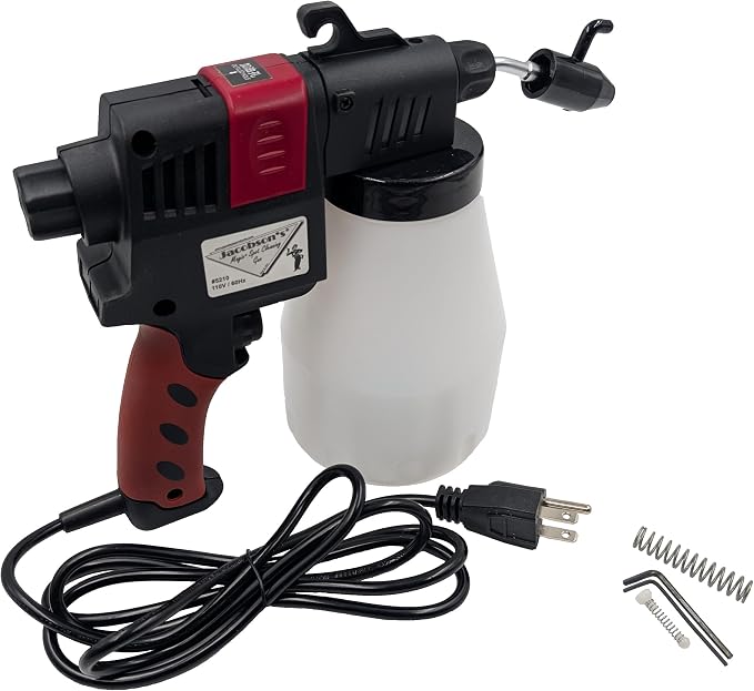 Spot Cleaning Gun by Jacobson – 110V, Adjustable Nozzle for Removing Stains from Fabric, Shoes, Crystals, Kitchen Surfaces, Bathroom Grout, and Much More