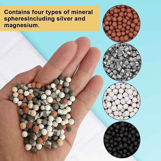 Hot Tub Mineral Stick for Filter Cartridge, Spa Mineral Sticks for Hot Tub Replacements Brings Natural and Healthy Mineral Sticks with 4 Months (4Pcs Gray Mineral Stick)