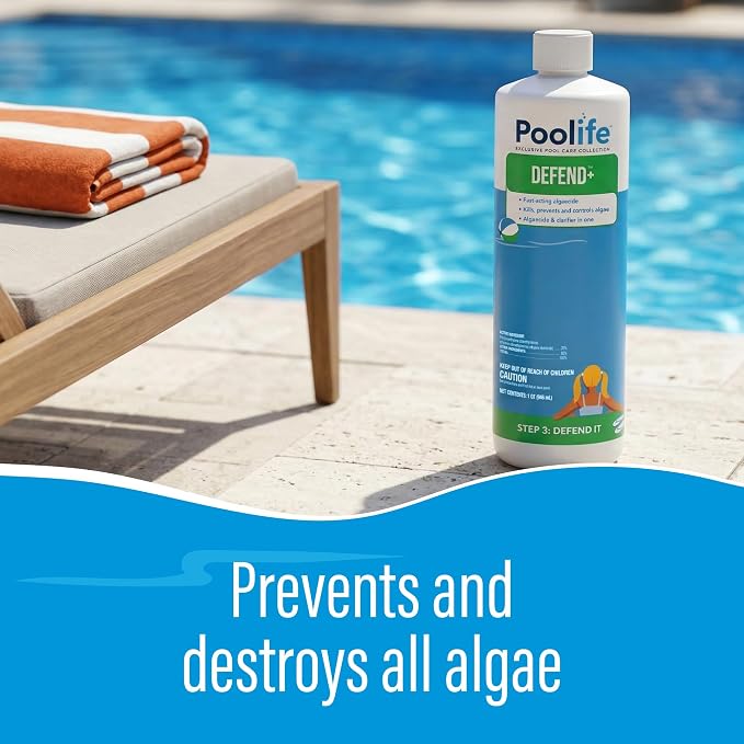 Poolife Defend+ Algaecide 1QT
