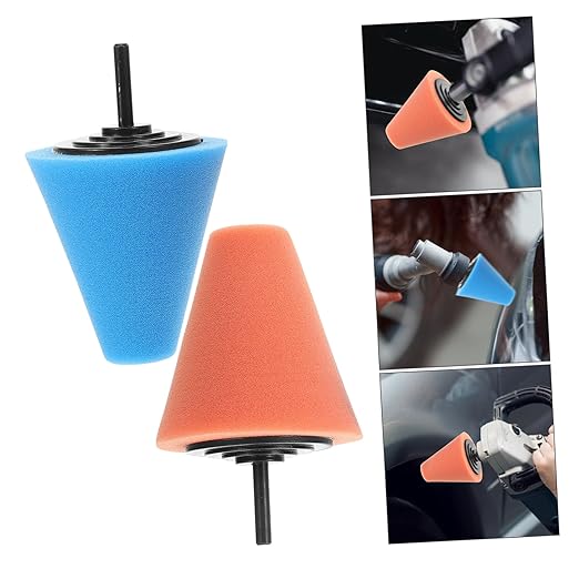 8pcs Car Wheel Polisher Buffing Pads Sponge Drill Attachment for Auto Detailing and Colors for Polishing and Waxing