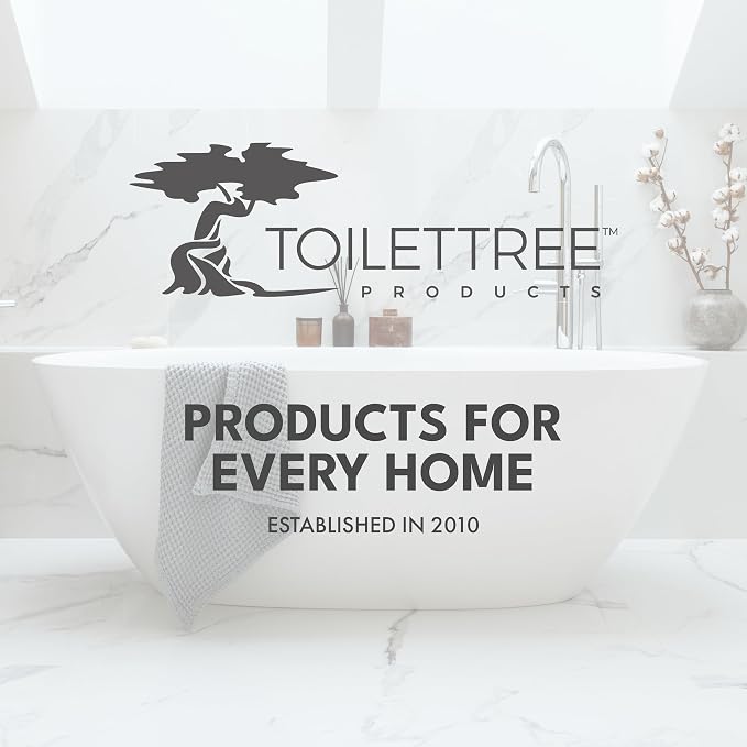 ToiletTree Products Modern Deluxe Freestanding Toilet Brush and Plunger Combo (Stainless Steel, Brush and Plunger Combo Set 4.5” x 9.75” x 18.5")