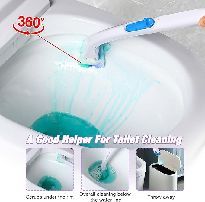 Toilet Cleaner with 48ct Flushable Toilet Refills, Lavender Scent