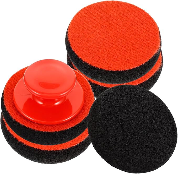 4sets Versatile Car Wax Applicator Pad Sponge Car Paint Buffing Puff Polishing Kit