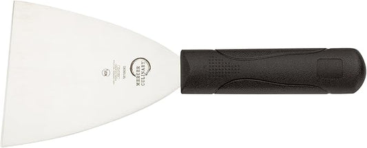 Mercer Culinary Millennia Grill Scraper, 4 Inch x 4-1/2 Inch Blade, Black Handle