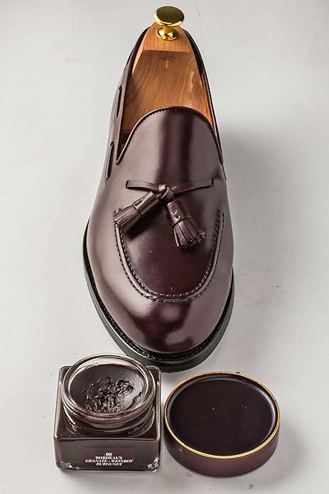 Saphir Medaille d'Or Pommadier Cream 75ml – Natural Cream Leather Shoe Polish, Leather Conditioner for Boots, Handbags
