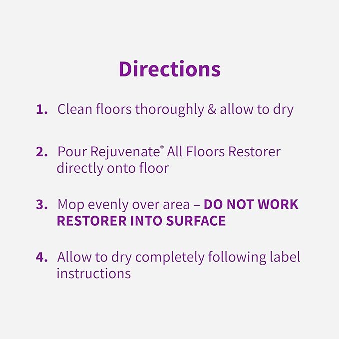 Rejuvenate All Floors Restorer Fills Scratches, Shines And Protects All Floor Types, Including Hardwood, Laminate, Vinyl And Tile, 32 Ounces, 6 Pack