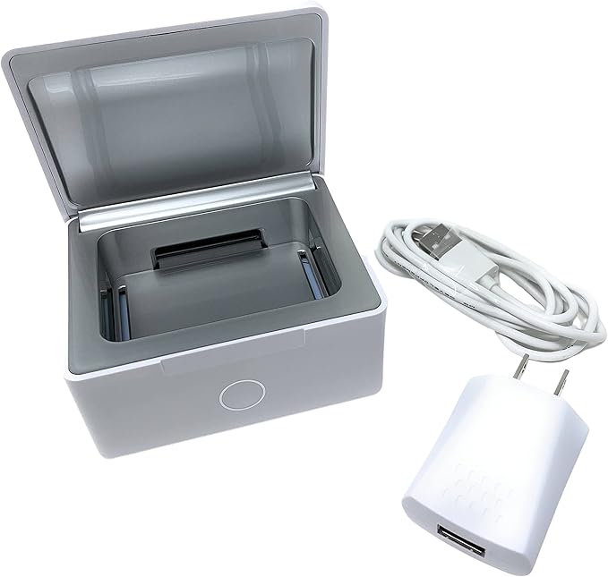 PerfectDry LUX | World's Fastest Hearing Aid Dryer, Dehumidifier Accessory | UV-C Ultraviolet Light Box Kit | Removes Sweat & Moisture from Hearing Aids, Wireless Earbuds, Ear Amplifiers