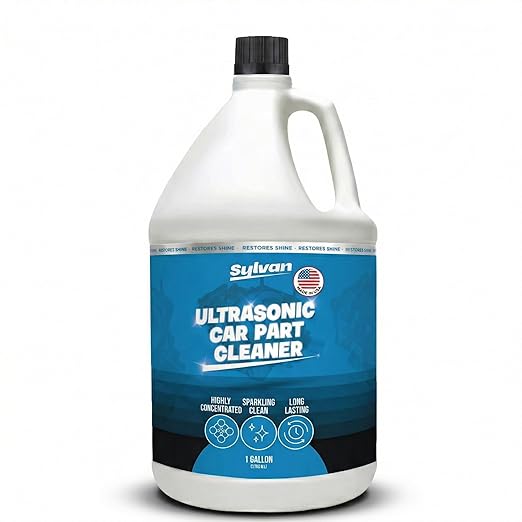Ultrasonic Carburetor & Parts Cleaner Solution Concentrate | Makes 200 Gal. | Made in The USA | for All Ultrasonic and Immersion Machines | Cleaning Liquid | Engine Parts, Carbs, Car Parts