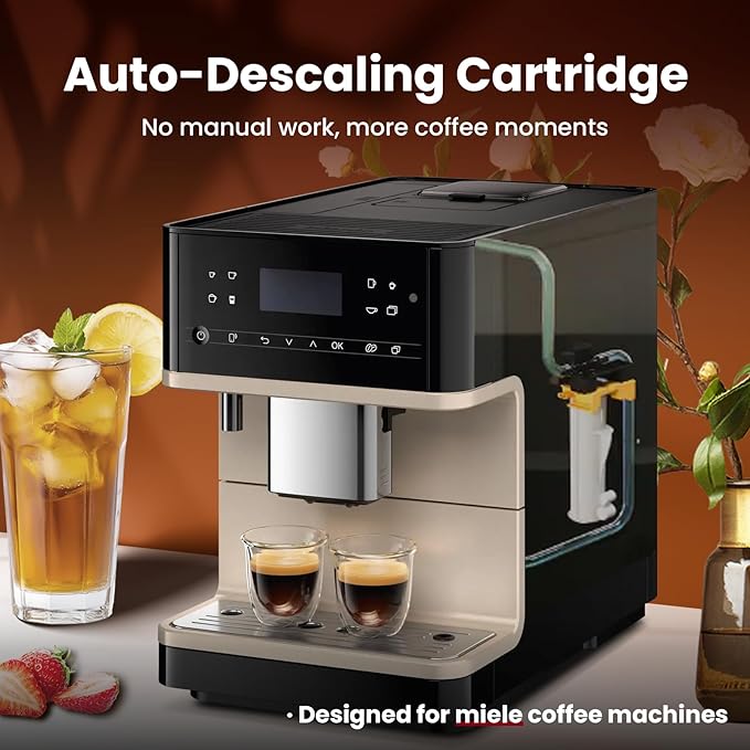 Original Descaling Cartridge Compatible with GP DC 001 C Miele Descaling Cartridge | For CM75XX / CM77XX / CVA7840 / CVA7875 Miele Coffee Machines- Gentle&Effective Limescale Remover,Lasting 12 Months