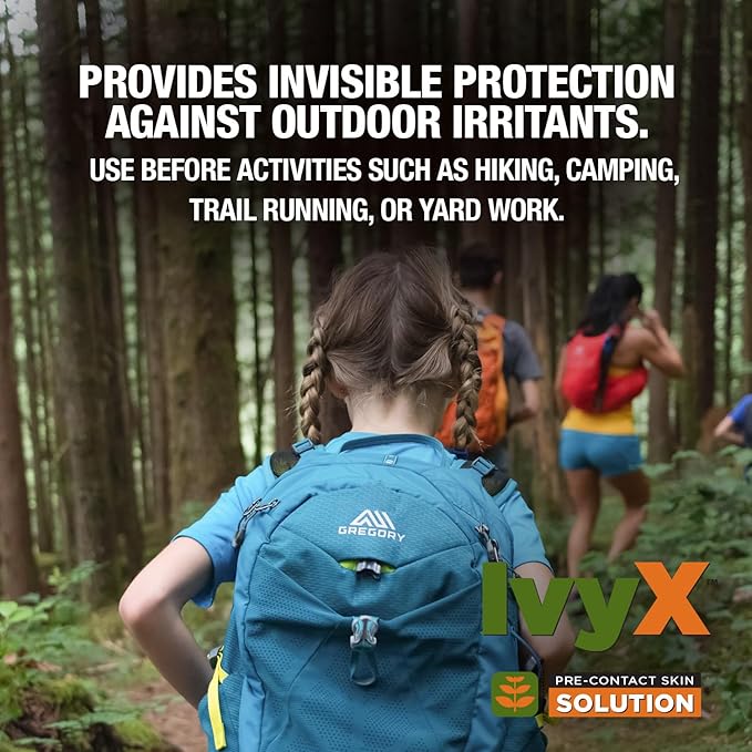 CoreTex Ivy X Pre-Contact Poison Ivy Wipes - Pack of 25 Single-Use Barrier Wipes to Help Prevent Itchy Rashes - Also Works on Poison Oak & Sumac Oils - Quick Dry & Chalk-Free Formula
