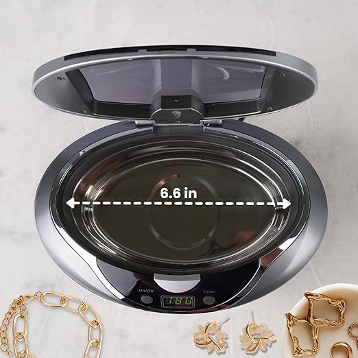 iSonic® Ultrasonic Jewelry Cleaner D2840 with Cleaning Solution Concentrate CSGJ01, 110V
