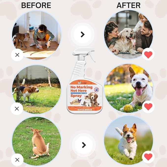 32oz Stop Unwanted Urine Mark in the House with This Spray - Encourage Your Dog to Avoid Indoor Mark with This Spray - Safe Pet Training Aid to Stop Inappropriate Pee