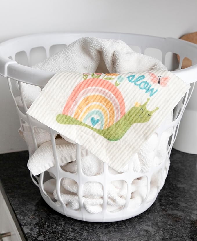 RITZ Swedish Sponge Cloths, Rainbows, 12 Pack