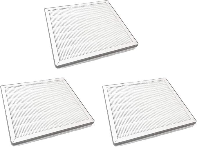 Nispira PEAIRPLG High Efficiency 3-in-1 True HEPA Replacement Carbon Compatible with Pure Enrichment Purezone Desktop Air Purifier, 3 Packs