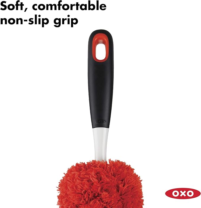 OXO Good Grips Wall-Mounted Mop and Broom Organizer and Microfiber Hand Duster