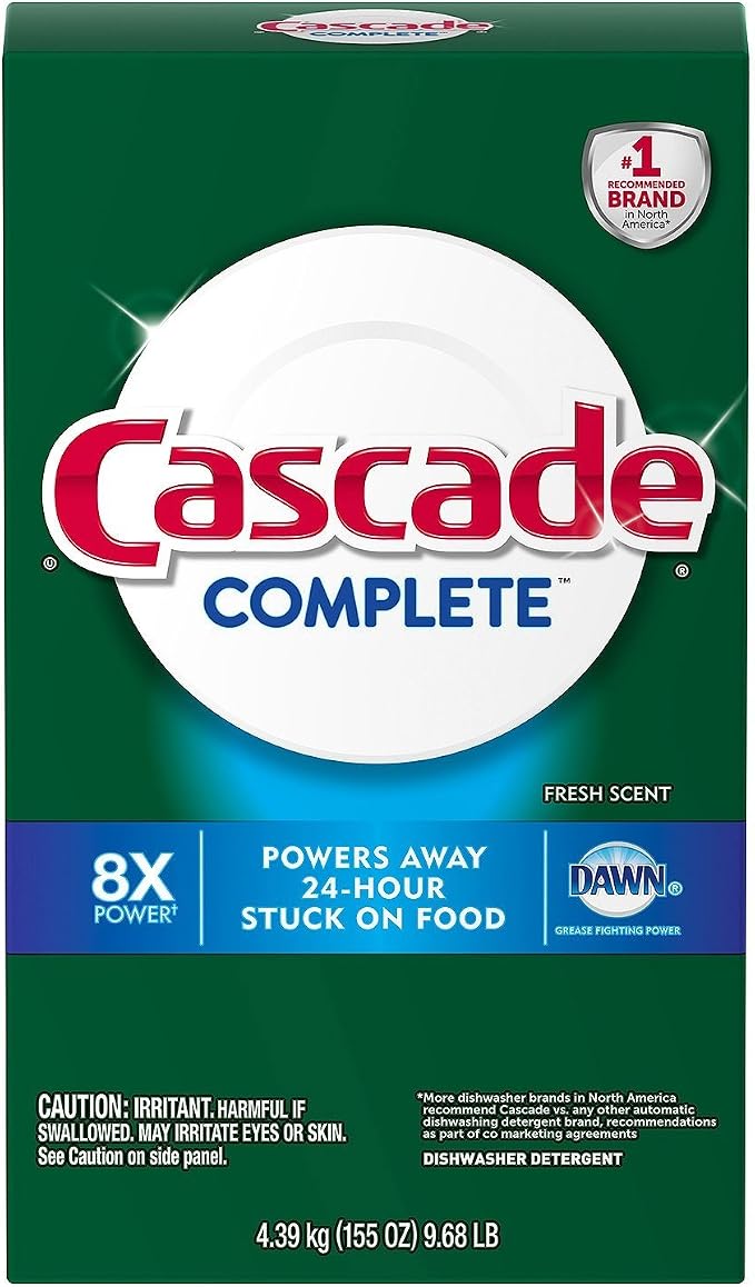 Cascade Complete Powder Dishwasher Detergent, Fresh Scent (155 oz.)