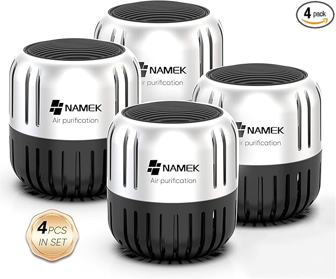 Refrigerator Deodoriser 4-Pack The world's best Fridge deodorizer odor eliminator Closet deodorizer, no need to plug in Better performance than bamboo charcoal air purification bags and baking soda