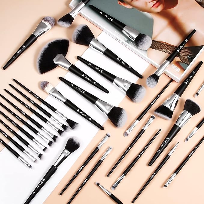 DUcare Professional Makeup Brushes +Makeup Brush Cleaner