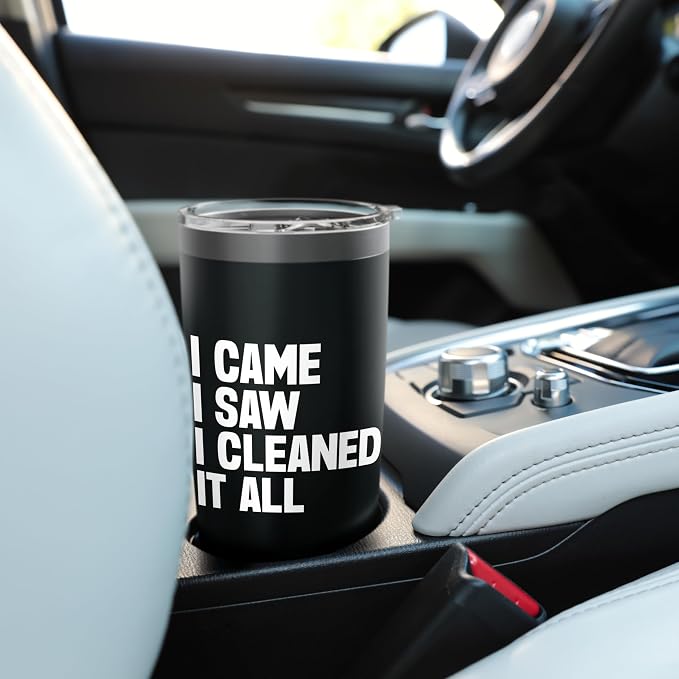 I came i saw i cleaned it all Cleaning Stainless Steel Insulated Tumbler