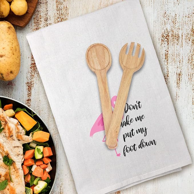 Style In Print Mothers Day Decor Flour Kitchen Towels Foot Down Deep Flamingo Crown Flower Me Birds Cleaning Supplies Dish Towels Design Only