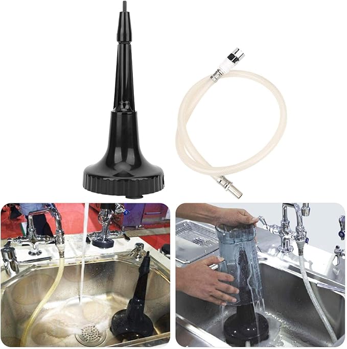 Professional Pitcher Rinser | Portable Glass Blender | Rinser | Metal Glass Rinser, Suit for Bar Coffee Restaurant Home Kitchen