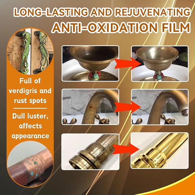 Copper Cleaner & Rust Remover & Polish - Suitable for Polishing, Cleaning, Restoring, and Brightening Copper Materials (1 kg)