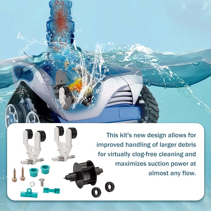 AXV621DAT Universal Pool Vac A-Frame Turbine Rebuild Kit for Hayward Aquabug Navigator Ultra Pro Wanda The Whale Diver Dave Poolvac XL Pool Vac Classic Kit, Replaces# AXV036BP, AXV601CAT, AXV601DAT
