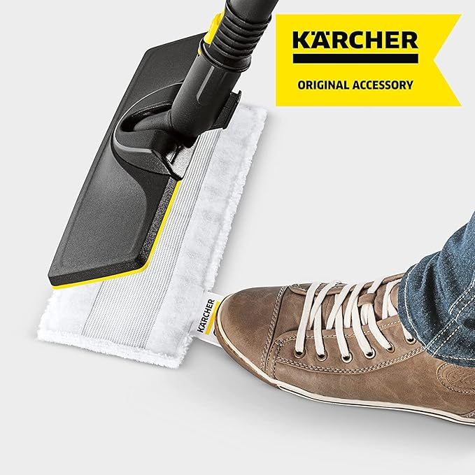 Kärcher SC 3 Bundle - Microfiber Floor Pads 2 Pack and 1 Decalcification Cartridge - Replacement Part - Steam Cleaners Accessories